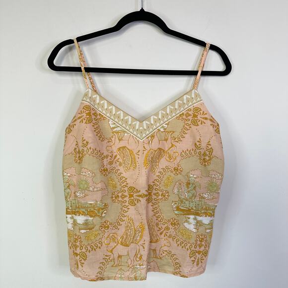 LASSURENAS Italian Coast Rose Tank Top size Small - Picture 2 of 8